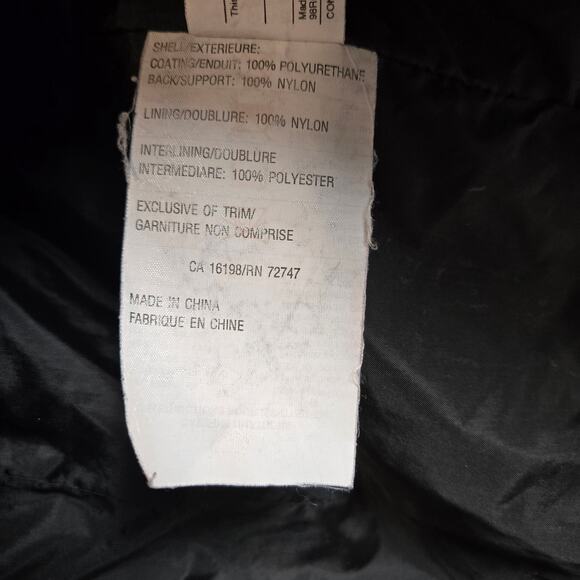 Vintage 80s 90s Ski Coat Winter Jacket Belted Teal Large - Picture 16 of 16